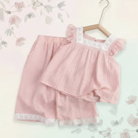 Thumbnail for Sleeveless Tops & Pants – Zacht & Stijlvol – Kinder Kleding Zomer Set