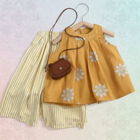 Thumbnail for Sleeveless Tops & Pants – Zacht & Stijlvol – Kinder Kleding Zomer Set