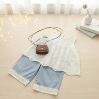 Thumbnail for Sleeveless Tops & Pants – Zacht & Stijlvol – Kinder Kleding Zomer Set