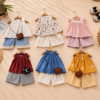 Thumbnail for Sleeveless Tops & Pants – Zacht & Stijlvol – Kinder Kleding Zomer Set
