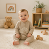 SnuggleHue – Blødt og behageligt – Regnbue-babybody