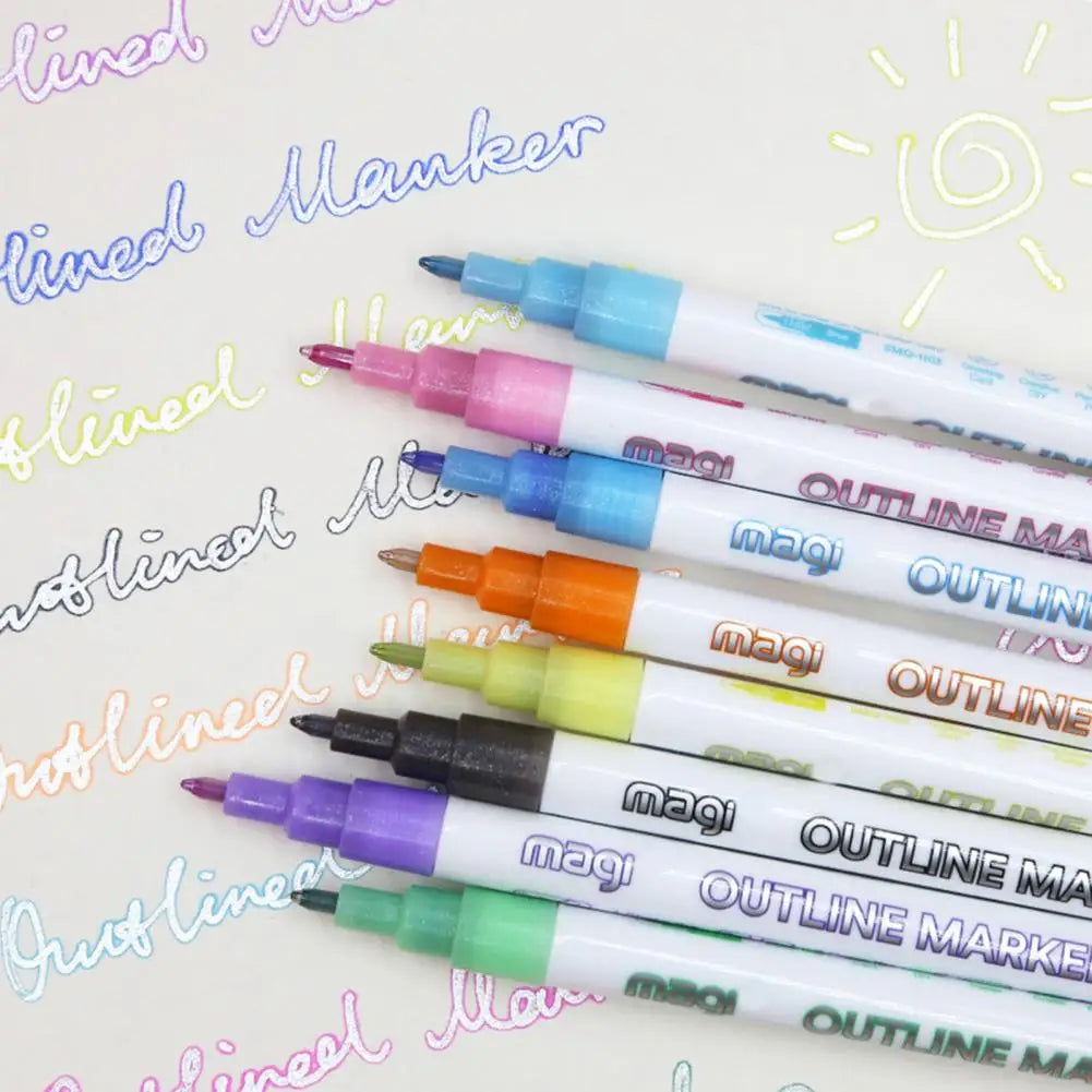 FluoroSketch Markers™ - glødende kreativitet - farverige tuscher