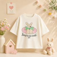 Thumbnail for SunnyKids – Komfortabelt & sødt – Oversized T-shirt med tegneserieprint
