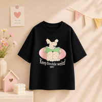 Thumbnail for SunnyKids – Komfortabelt & sødt – Oversized T-shirt med tegneserieprint