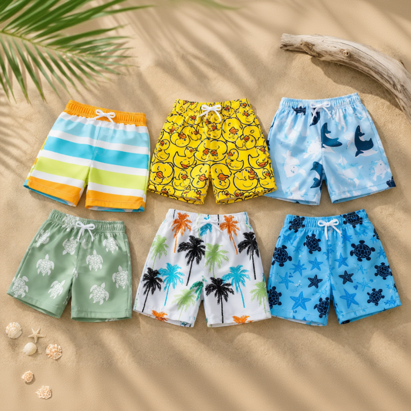 SunnySplash – Let og behagelig – Badeshorts til drenge