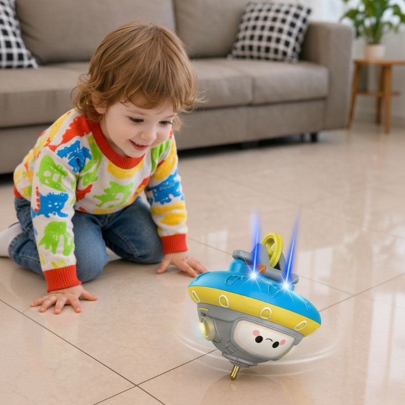 Tightrope Walking UFO Toy – Interaktivt og fascinerende – Balanserobot-legetøj