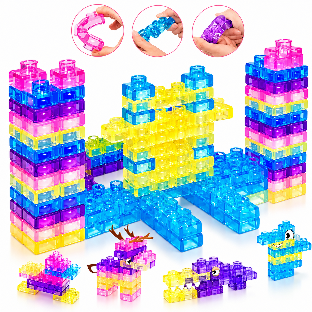 JellyBuild – Blødt & kreativt – Fleksible gelé-byggeklodser
