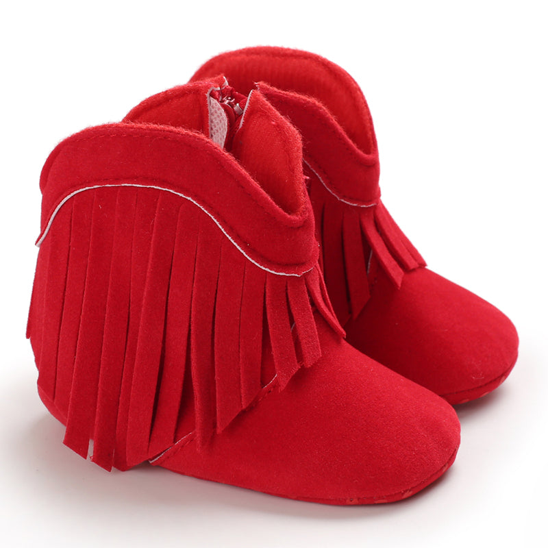 Mini Fashion™ - Sejt Look - Cowboystøvler til piger