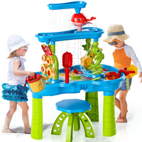 Thumbnail for AquaPlay – Sommersjov og opdagelse – Legebord med 3 lag sand og vand