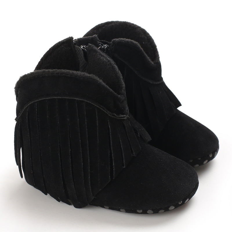 Mini Fashion™ - Sejt Look - Cowboystøvler til piger