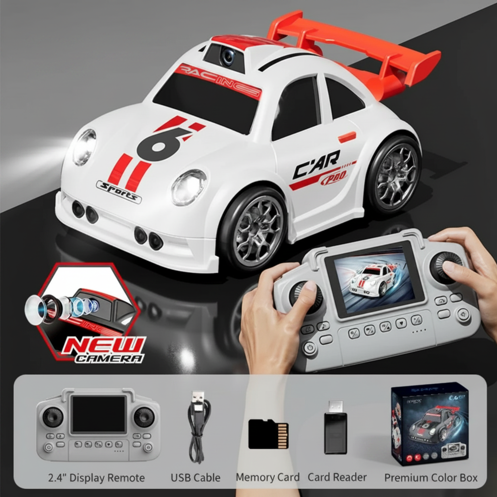 RacePro – RC & Stunt – Drift-Sensing Racer Auto med kamera