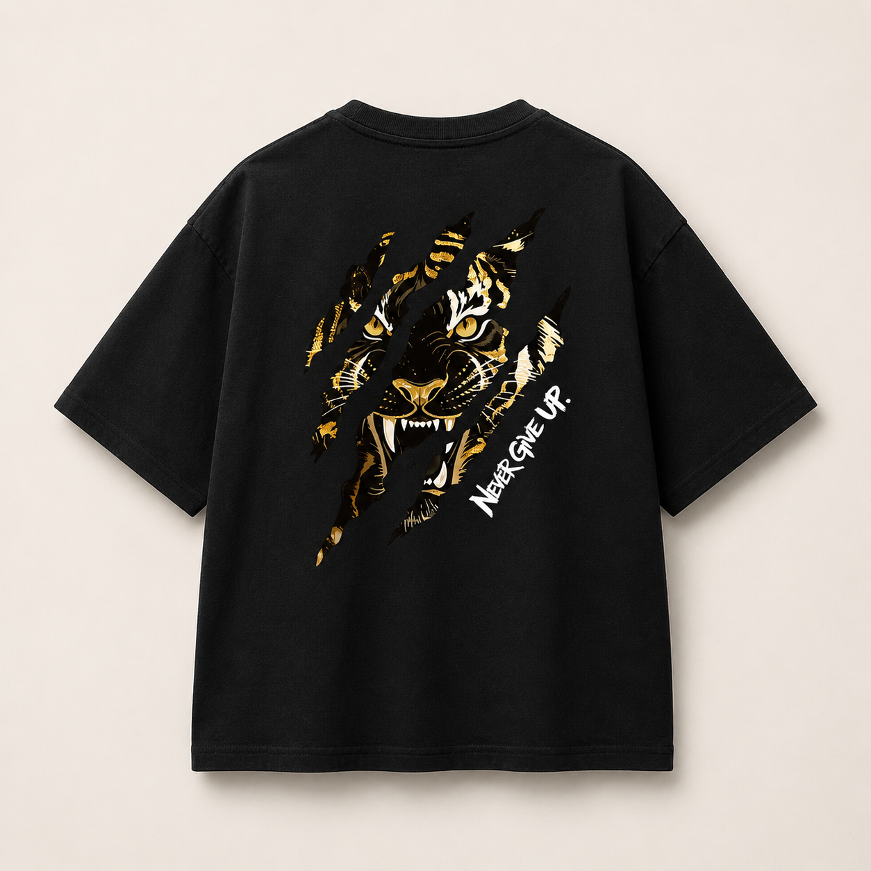 WildRoar – Sjov & afslappet – Børnet-shirt med tigerprint