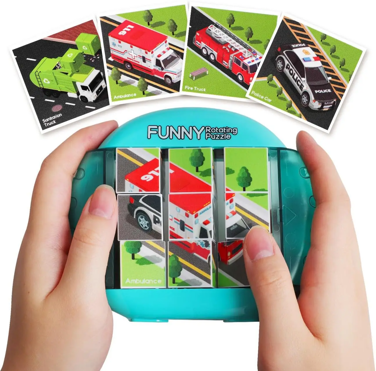 Twisty Puzzle™ - Uendelig sjov med puslespil - Roterende Puslespil