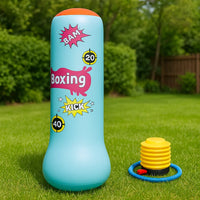 Thumbnail for BopBag – Sjovt & Aktivt – Oppustelig boksesæk med handsker