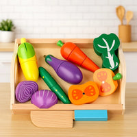 Thumbnail for MiniChef – Sjovt og kreativt – Magnetisk køkkenlegetøjssæt i træ