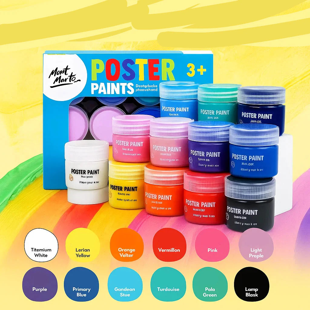 PaintJoy – Farverigt og kreativt – Fingerfarve- og gouachesæt