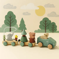 Thumbnail for HappyTrain – Montessori & Fun – Træstogssæt