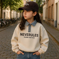 Thumbnail for FashionKids – Stilfuld og legende – Poloshirt med denimkrave