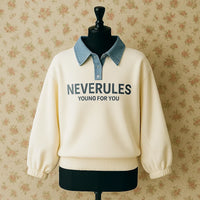 Thumbnail for FashionKids – Stilfuld og legende – Poloshirt med denimkrave