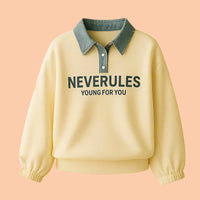 Thumbnail for FashionKids – Stilfuld og legende – Poloshirt med denimkrave