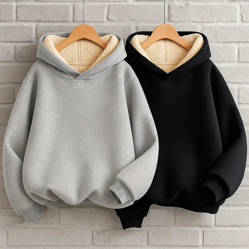 MiniFashion – Komfortabel og løs – Casual hættetrøje