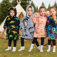Thumbnail for HappySnug – Sød og behagelig – Børnetæppe med hætte