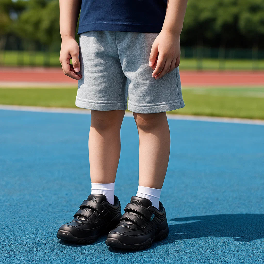 MonoWalk – Let og slidstærk - Sneakers i læder med velcroremme