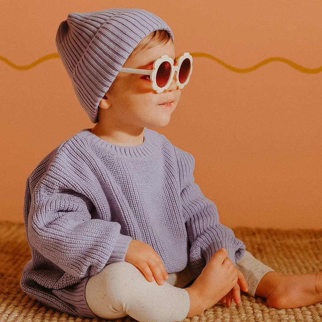 PureSoft – Classic & Cozy - Ensfarvet strikket trøje