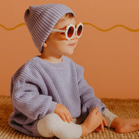 Thumbnail for PureSoft – Classic & Cozy - Ensfarvet strikket trøje