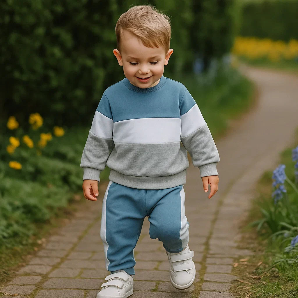 KidoFlex – Casual og behagelig – Sweatshirt med joggingbukser