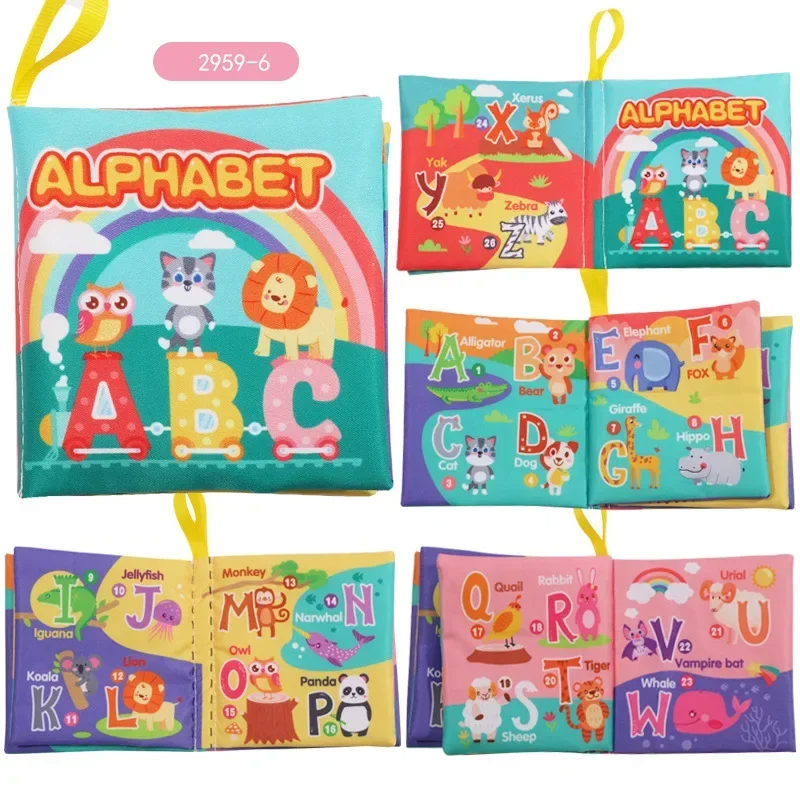 Rattle Book™ - Lyd og læring - Bøger i stof