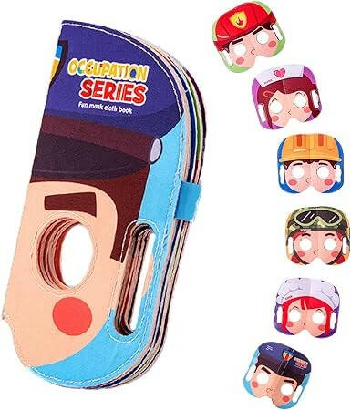 Mask Book™ – Baby lærer førstehåndsindtryk - stofmaskebog