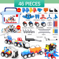Thumbnail for Magnetic Cars™ – Magnetisk byggesjov - legetøjssæt med magnetiske køretøjer