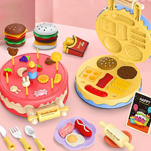 Cake Play Dough Set™ - Farverige kreationer til uendelig sjov - Legetøjskage