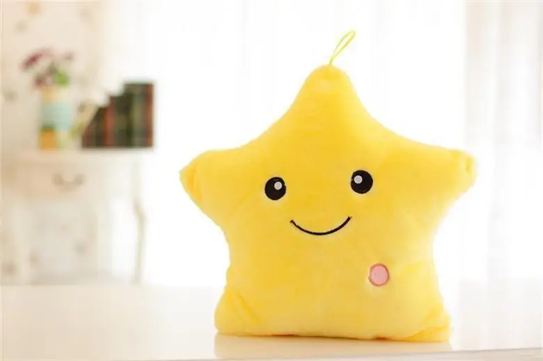 Glow Star Pillow™ – Stjernesjov i sengen - lysende nusseklud