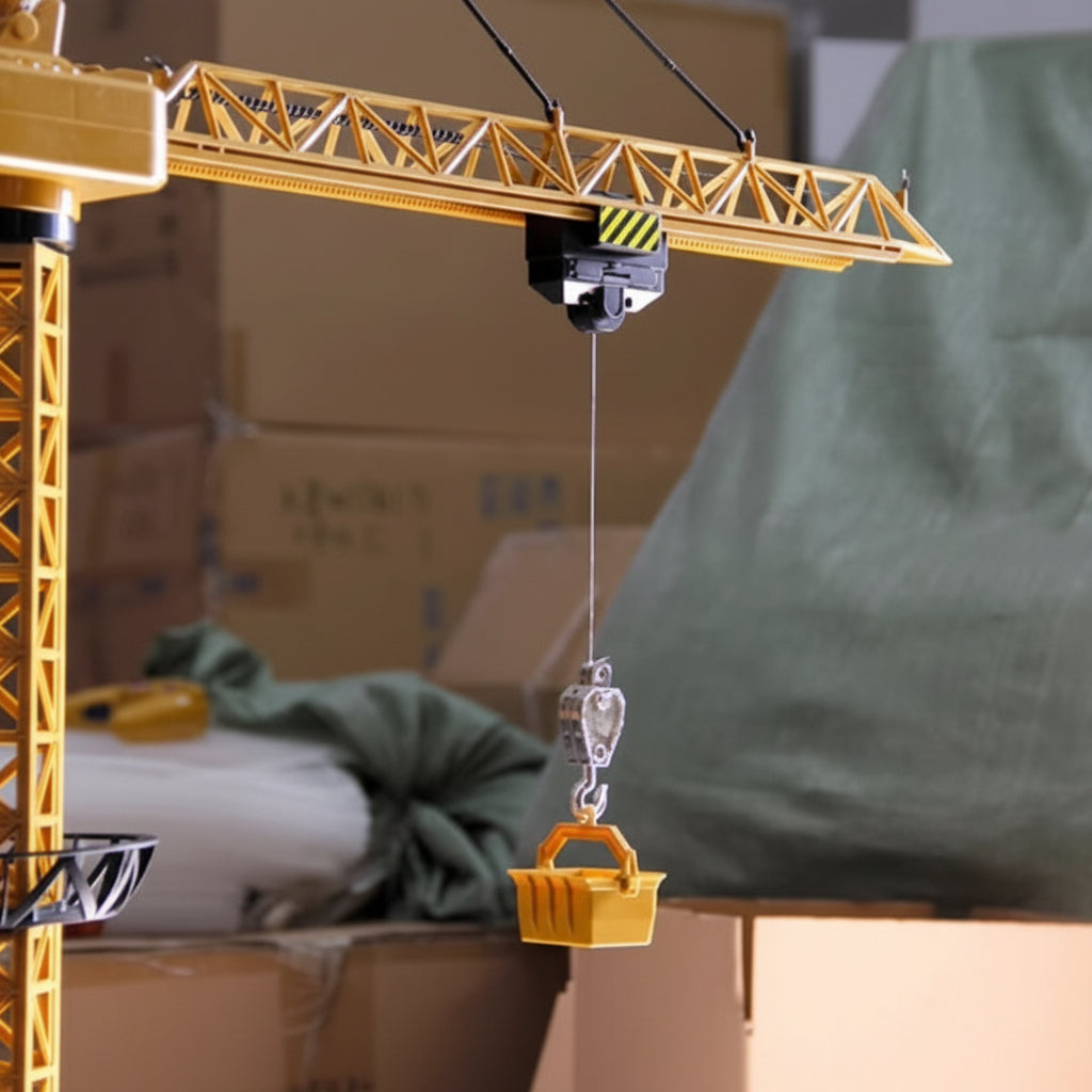 CranePro – Interaktivt og realistisk – fjernstyret legetøj i form af en tårnkran