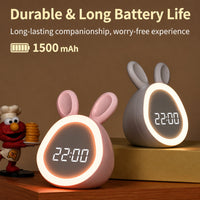 Thumbnail for BunnyGlow – Sødt & praktisk – digital vækkeur til børn med natlampe