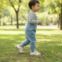 Thumbnail for KinderMove – Robust og smidig - Velcro-sneakers med bjørnemotiv