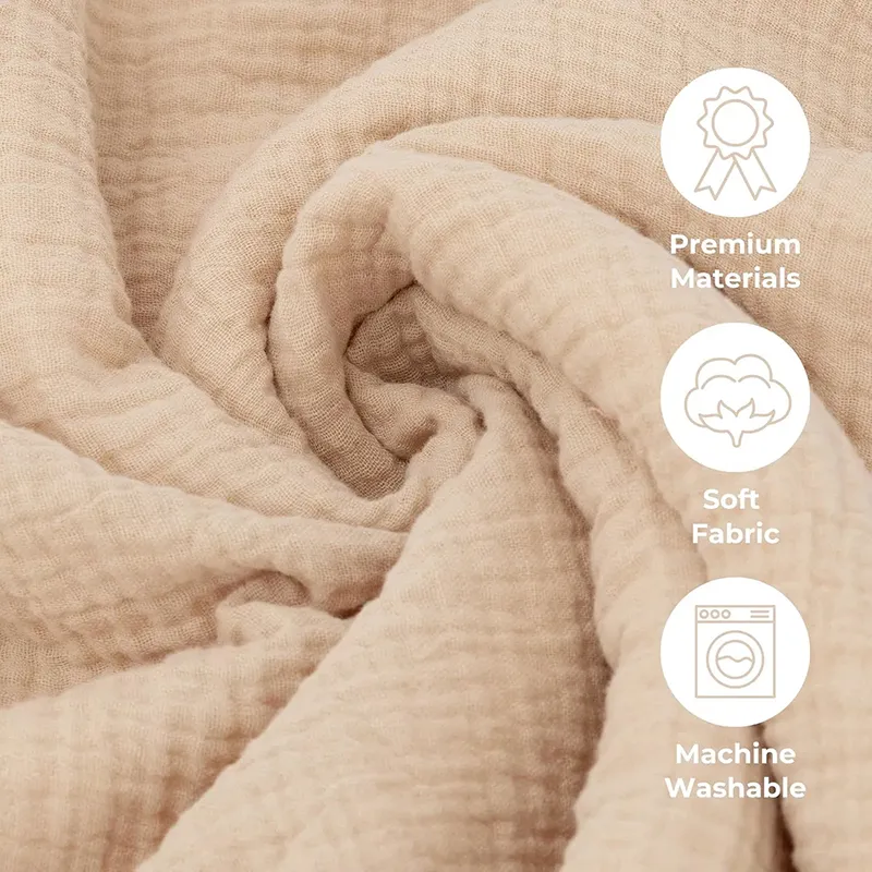 SnuggleBear – Premium tyk og blød baby-tæppe