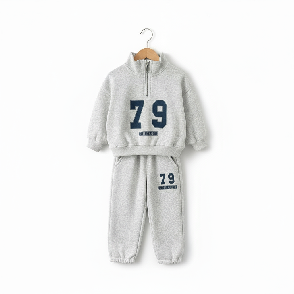 Mini Fashion™ - Moderigtigt og blødt - Relax-outfit til børn