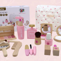 Thumbnail for Wooden Makeup Play Set – Kreativitet & Rollespil – Make-up-sæt i træ