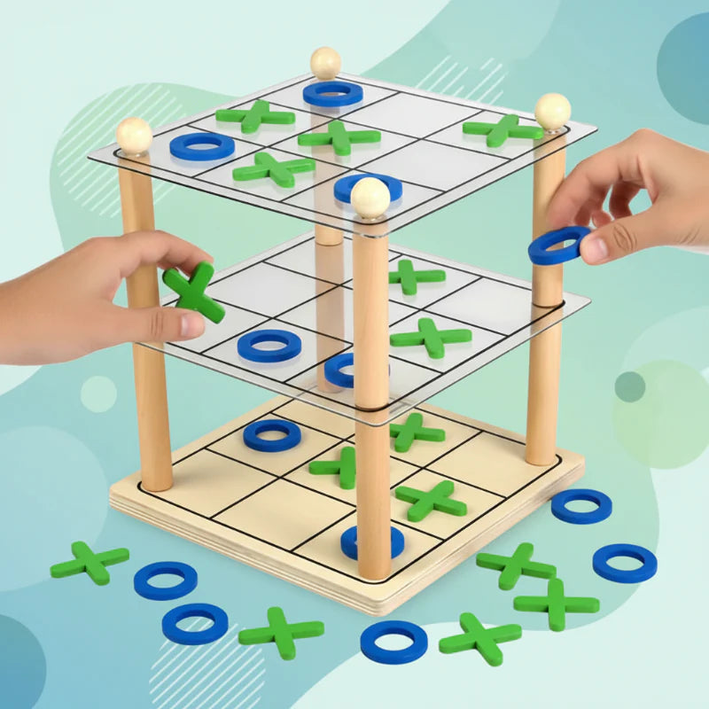 LogicTower – Pædagogisk & Smart – Tre i træk 3D