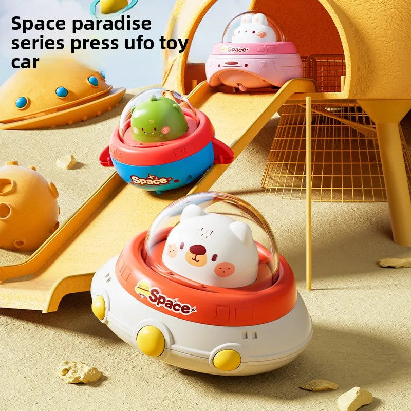 Push and Go UFO Toy – Motorik & leg – UFO Legetøj