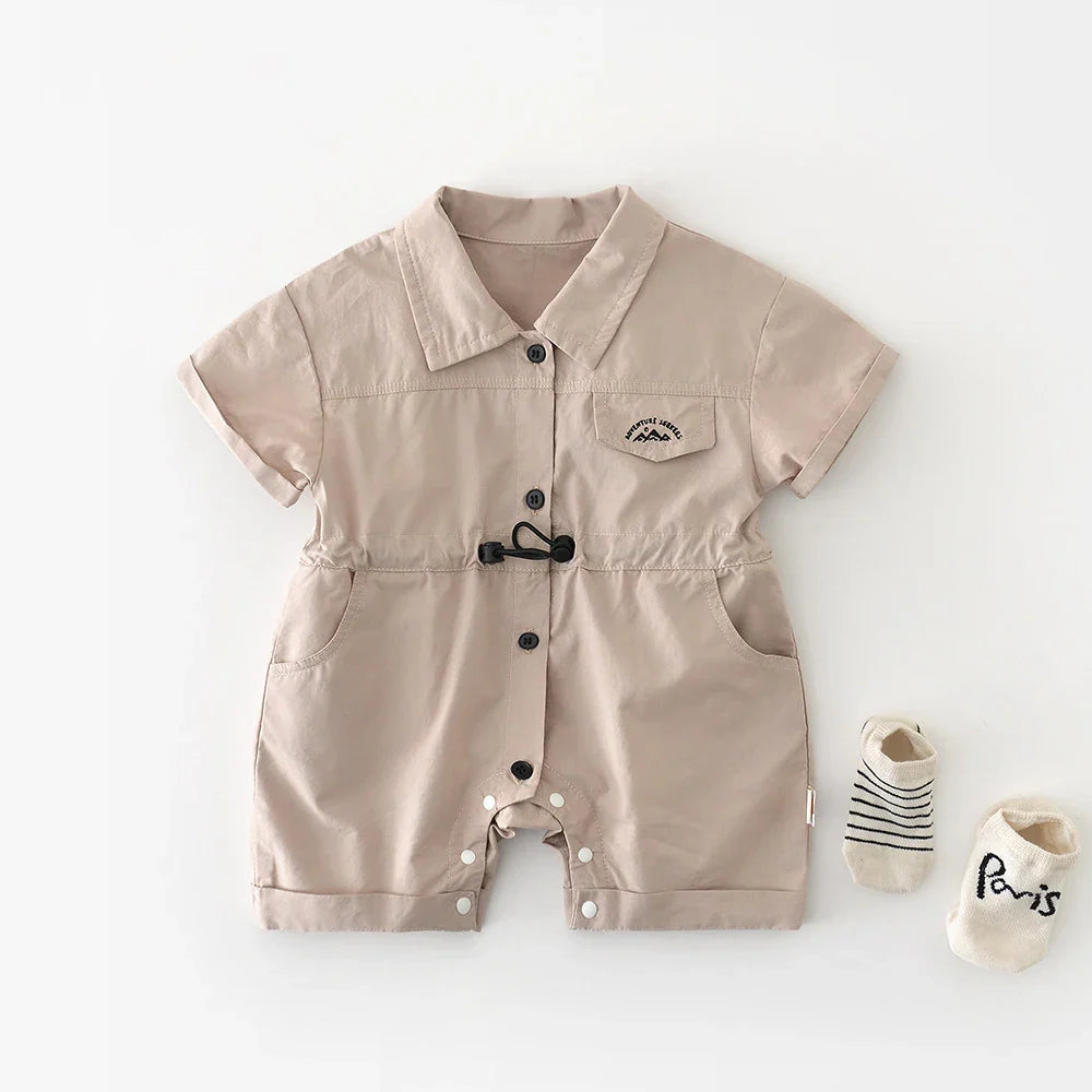 Mini Fashion™ - Hård og sommerlig - baby-jumpsuit