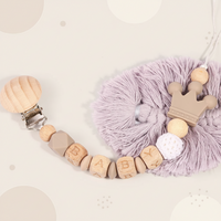 Thumbnail for Personalized Pacifier Chain – Sikker & stilfuld – Personlig sutterkæde
