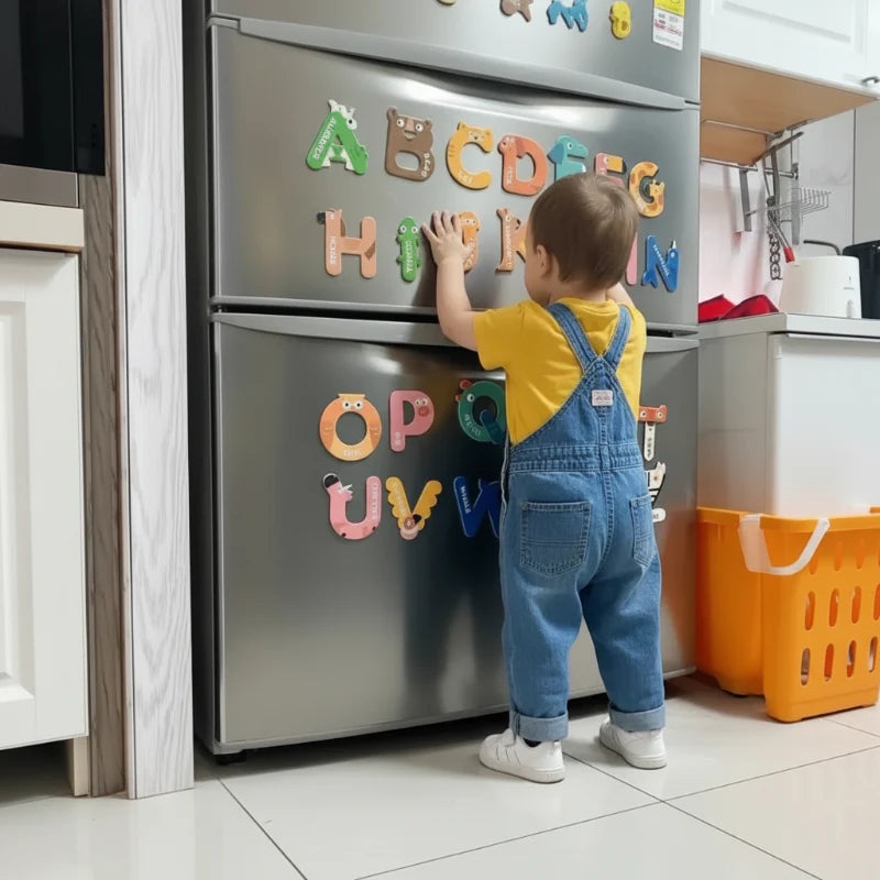 Magnetic Alphabet – Læring & Leg – Sæt med bogstavmagneter
