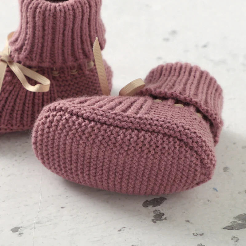 Booties & Mittens – Blødt & varmt – sæt med handsker og tøfler