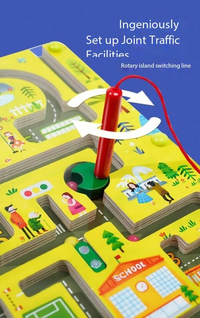 Thumbnail for Traffic Maze Game™ - Magnetisk eventyr - Magnetisk labyrint