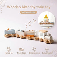 Thumbnail for TrainCount –  Klassisk & pædagogisk – Træ Montessori-tog