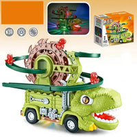 Thumbnail for Dino Slide Truck™ - Klatr og kør om kap med dinosaurer! - Dinosaur-lastbil